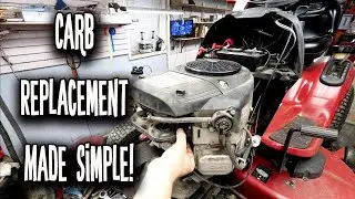 Easy Troubleshooting and Installation Of Carburetor On Briggs & Stratton V Twin Riding Mower Engine