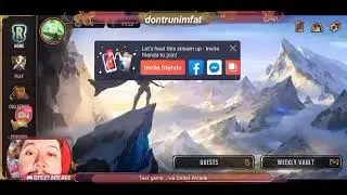 Watch me stream LoR on Omlet Arcade!
