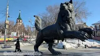 Этот зверь- символ Иркутска. Кто он? Иркутская слобода или 130 квартал