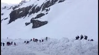 Avalanche hits Swiss ski resort| CCTV English