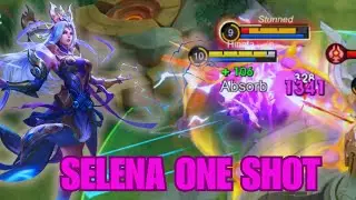 Pick Up Selena after Kagura Banned in Rank(Insane damage)|Mobile Legends