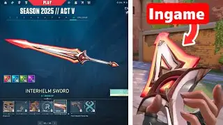 New Season 2025 Act 5 Full Battle Pass Skins in Valorant (Ingame)