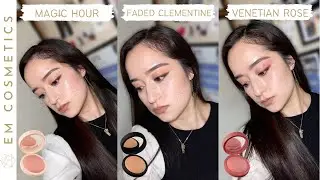 EM COSMETICS┊HEAVEN'S GLOW RADIANT VEIL BLUSHES - SWATCHES + REVIEW & DEMO