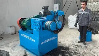 High Efficient Waste TBR Tire Bead Wire Removal Machine
