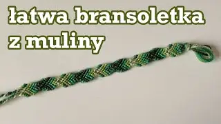jak zrobić bransoletkę chevron | jak zrobić bransoletkę z muliny DIY wzór jodełka | chevron bracelet