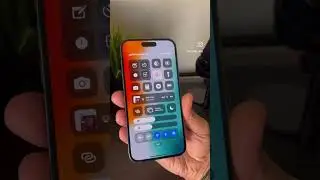 iOS 17 Functioning Control Center - An iOS 17 Control Center Concept on the iPhone 14 Pro Max