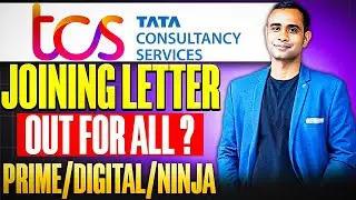 🚨TCS Joining Letter Out for All ? | TCS Joining Letter date