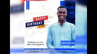How to design happy birthday Flyers | birthday flyer design in photoshop | photoshop tutorials tips
