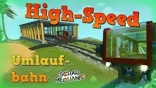 Scrap MECHANIC | [Neu] SCHNELLSTE Umlauf-STANDSEILBAHN der Welt! | Speed TrainMountain
