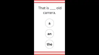 Articles Quiz | English Grammar Quiz