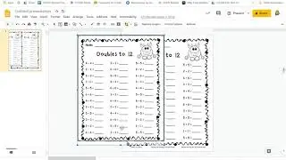 Using PDF's with Google Slides to create fillable worksheets