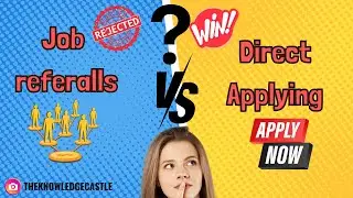 Job Application vs. Employee Referral | Knowledge Castle | Microsoft certified institute!