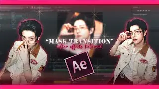 Mask Transition Effect in After Effects|Smooth Edit Tutorial|How to Do Mask Transitions in AE