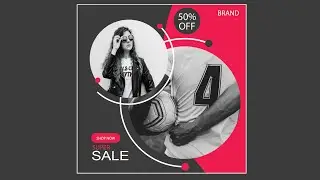 Design a Striking Black and Red Sale Brochure | Adobe Illustrator Tutorial by GrafikGerm