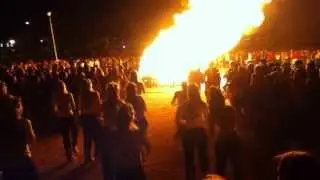 Toms Perform at Homecoming Bonfire 10-2-13