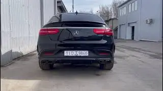 Замена штатного диффузора на версию 63 AMG Mercedes GLE Coupe C292