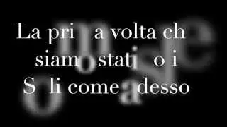 Francesco Renga - Mai (lyrics on screen)