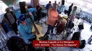 Boricua Legends en La Marqueta, NYC 10/12/24 - canta Luisito Rentas - 