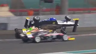 Maxi Restrepo Near Flip - 2024 Formula 4 UAE @ Yas Marina