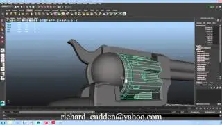Maya 2013 Western Pistol Barrel Pt3