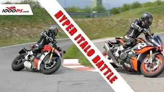 Ducati Streetfighter V4 S vs Aprilia Tuono V4 1100 Factory - Laptime Battle - Which one is faster?