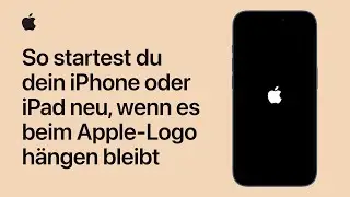 Dein iPhone oder iPad neu starten, wenn es beim Apple-Logo hängen bleibt | Apple Support