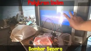 Tv Polytron 21 Slim Gambar Separo