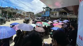 MANIPUR VIOLENCE: MCHP,MHIP , LWA peaceful protest against the violence.