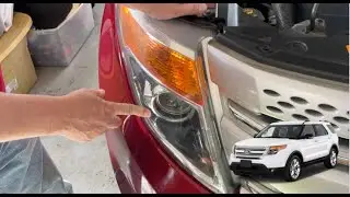 How To Replace Halogen Headlight Bulb On A 2011-2015 Ford Explorer