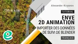 Enve. 2d animation. Importer des données de suivi de Blender dans Enve. (français)