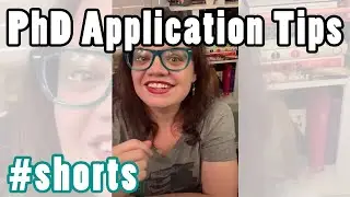 PhD Admissions 2021 Quick Tips #SHORTS