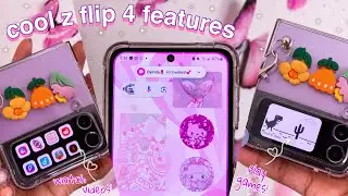 Fun & Useful Z Flip 4 Features: Open apps & games on the cover screen, functional settings & more!