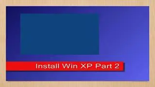 Install windows xp