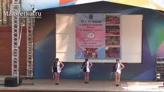 Серпантин. Мажоретки юниорки. II Международный турнир по мажорет-спорту, апрель 2018, Жуковский