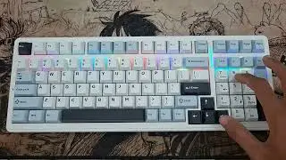 AULA F99 Mechanical Keyboard RGB Light Show – Stunning Backlight Demo!