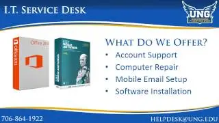 UNG IT Service Desk Information - Summer 2014