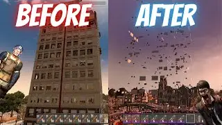 Destroying a MASSIVE Tower In 7 Days To Die (Alpha 20)