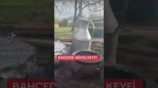 Bahçe keyfi