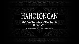 Haholongan (Karaoke Original Keys) Jun Munthe #KaraokeLaguBatak