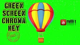 Green Screen - AIR BALLOON animation 🔊