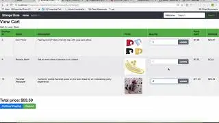 PHP 2 - Milestone 4 - 08 Show Cart CSS Formatting