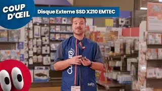 Coup d'œil sur le disque externe SSD X210 d'Emtec