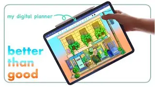 how to create better digital planners | April 2022 Digital Planner Setup and Creation