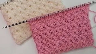Openwork knitting patterns. A versatile and very simple openwork pattern.