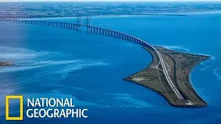 Суперсооружения  |  Супермосты из Дании в Швецию (Эресуннский мост)