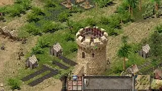 Stronghold: Crusader Definitive Edition DEMO - Ascalon - RTS Amateur Gameplay 4K / Linux Nobara 41