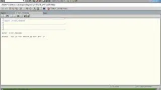 SAP-ABAP First program in abap