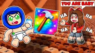 Ayush Became Baby to Troll Ekta in Keyboard Escape Roblox!!