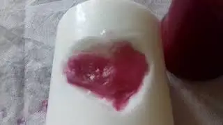 Как из белой свечки сделать милую декоративную свечу 💜💜💜