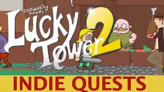 Lucky Tower 2 (with Guest Quester!) - I've always wanted a top hat - INDIE QUESTS
